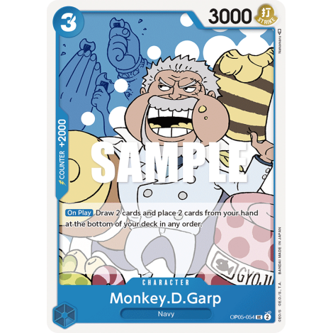 Carte Monkey.D.Garp - CHARACTER de One Piece OP05-054