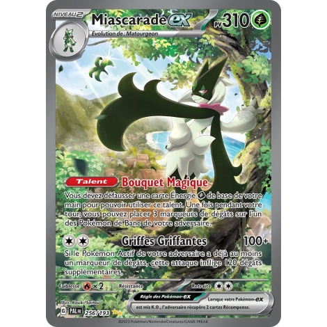 Miascarade 256/193 : Joyau Illustration spéciale rare de l'extension Pokémon Écarlate et Violet Évolutions à Paldea