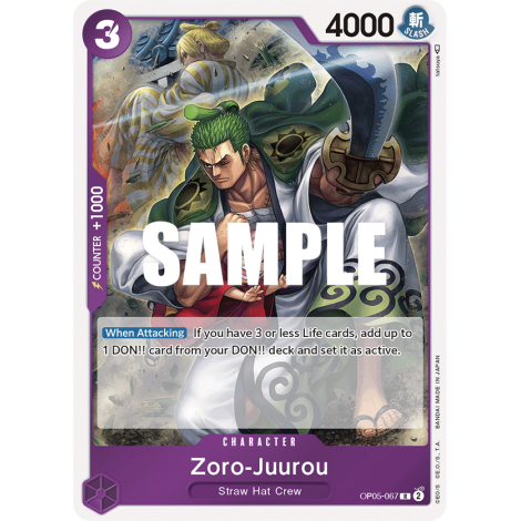 Zoro-Juurou carte CHARACTER extension AWAKENING OF THE NEW ERA [OP05]