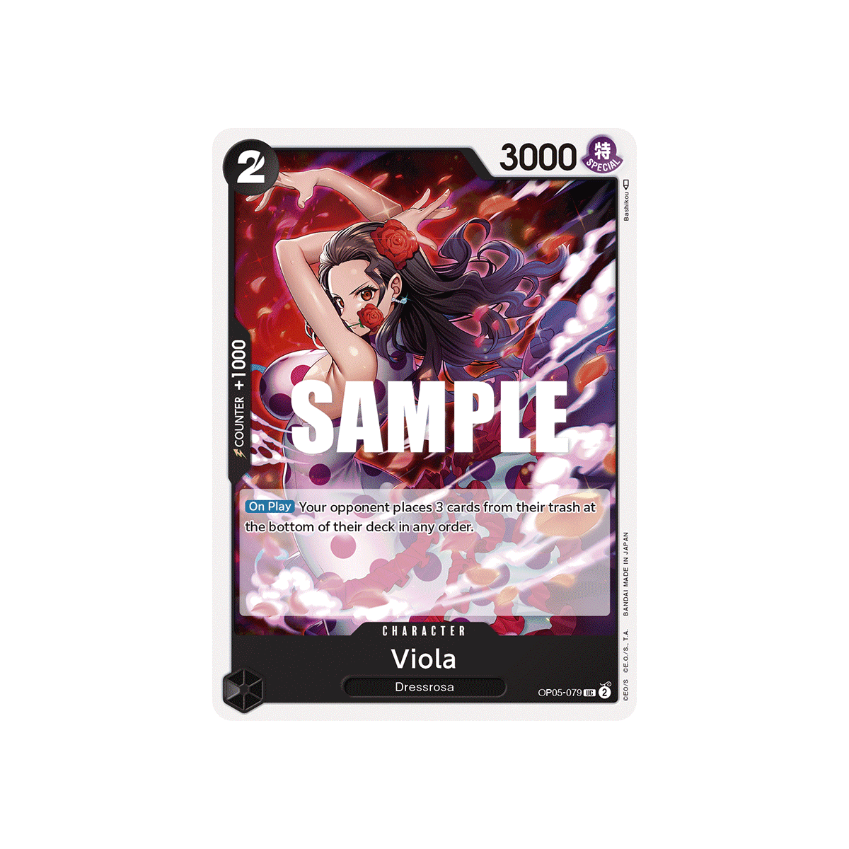 Carte Viola - CHARACTER de One Piece OP05-079