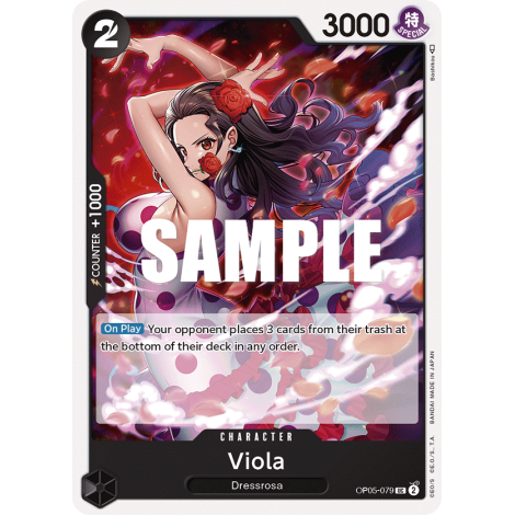 Carte Viola - CHARACTER de One Piece OP05-079