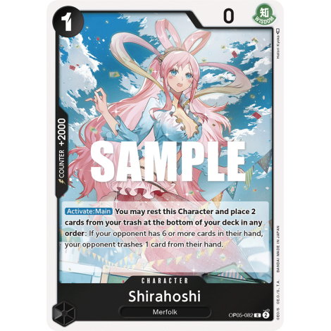 Carte Shirahoshi - CHARACTER de One Piece OP05-082