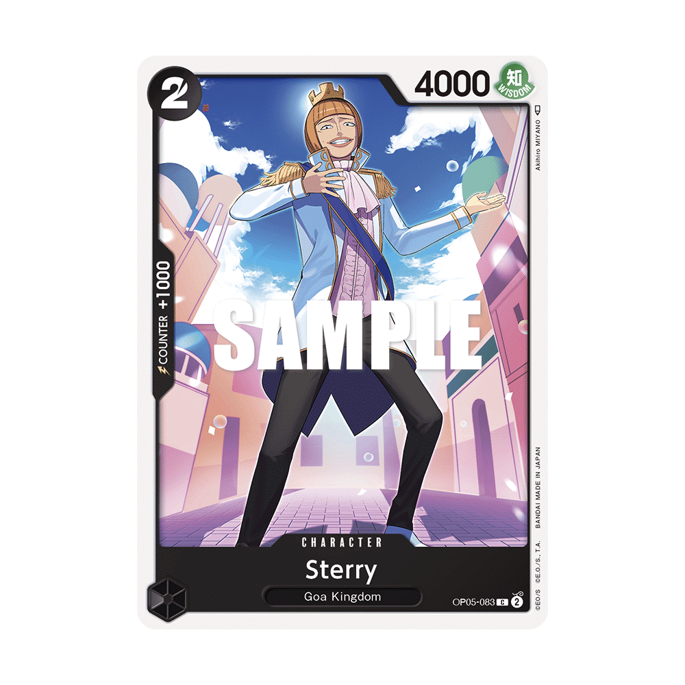 Carte Sterry - CHARACTER de One Piece OP05-083