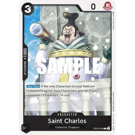 Carte Saint Charlos - CHARACTER de One Piece OP05-084