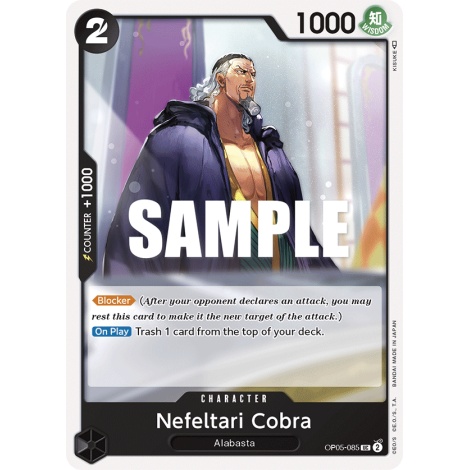 Nefeltari Cobra OP05-085 : CHARACTER de One Piece AWAKENING OF THE NEW ERA [OP05]