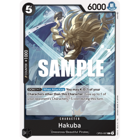 Hakuba, carte CHARACTER de l'extension AWAKENING OF THE NEW ERA [OP05]