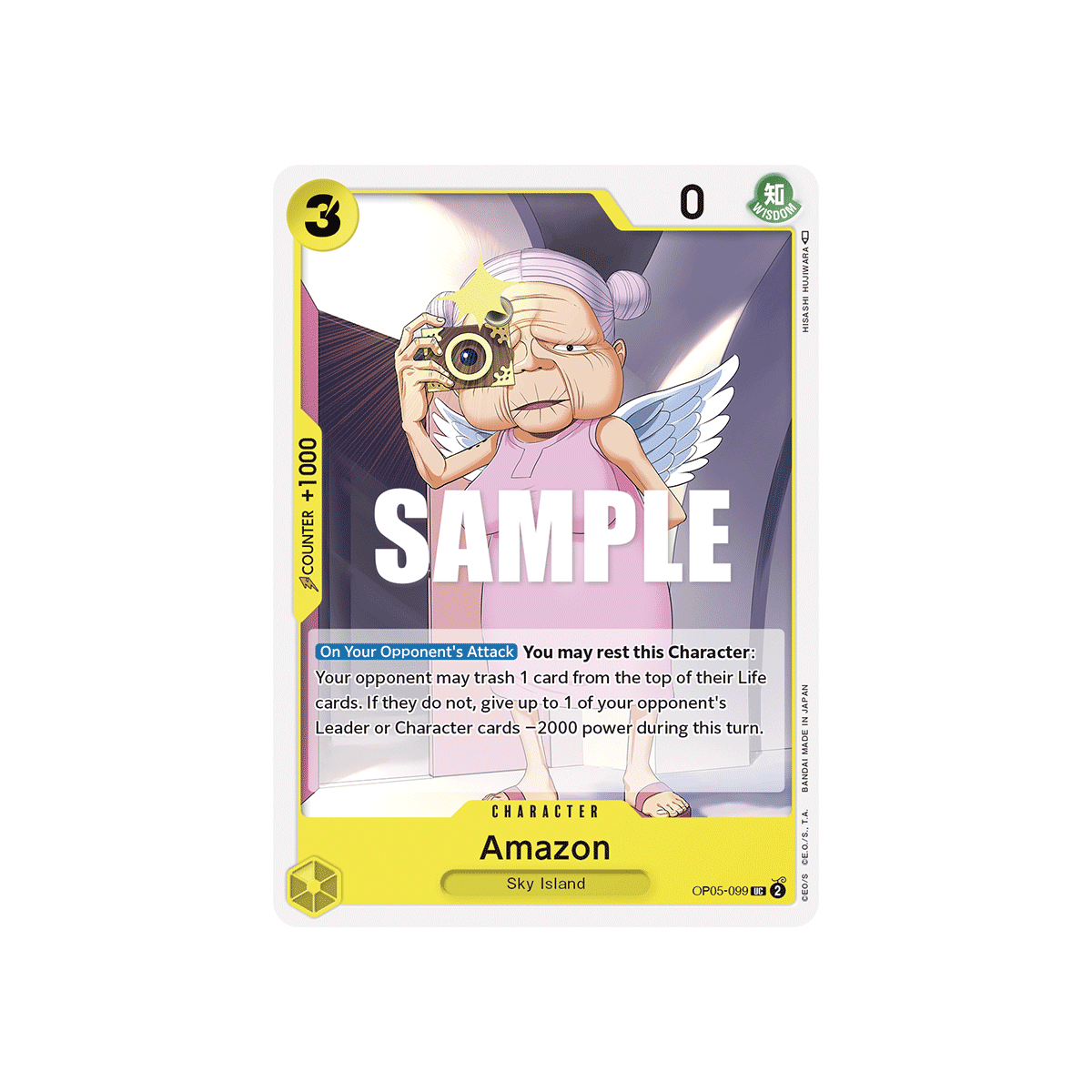 Carte Amazon - CHARACTER de One Piece OP05-099