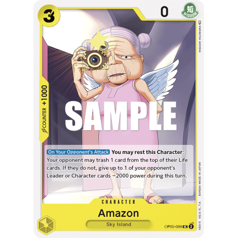 Carte Amazon - CHARACTER de One Piece OP05-099