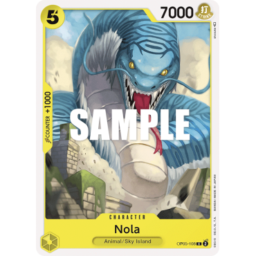 Carte Nola - CHARACTER de One Piece OP05-108