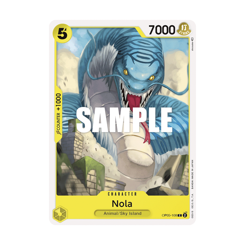 Carte Nola - CHARACTER de One Piece OP05-108