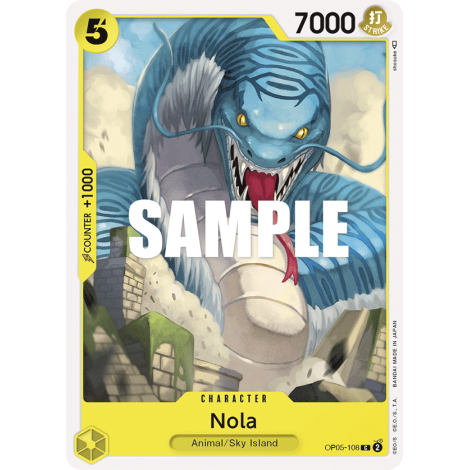 Carte Nola - CHARACTER de One Piece OP05-108