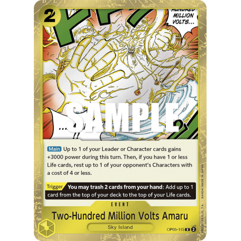 Two-Hundred Million Volts Amaru OP05-115