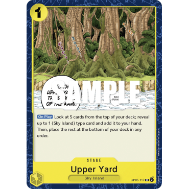 Upper Yard, carte STAGE de l'extension AWAKENING OF THE NEW ERA [OP05]