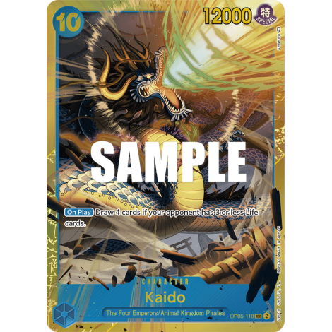 Carte Kaido - CHARACTER de One Piece OP05-118