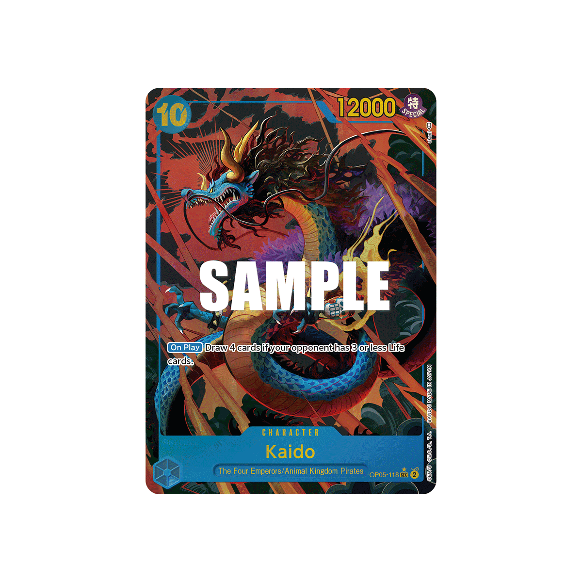 Kaido (V1), carte CHARACTER  AWAKENING OF THE NEW ERA [OP05]