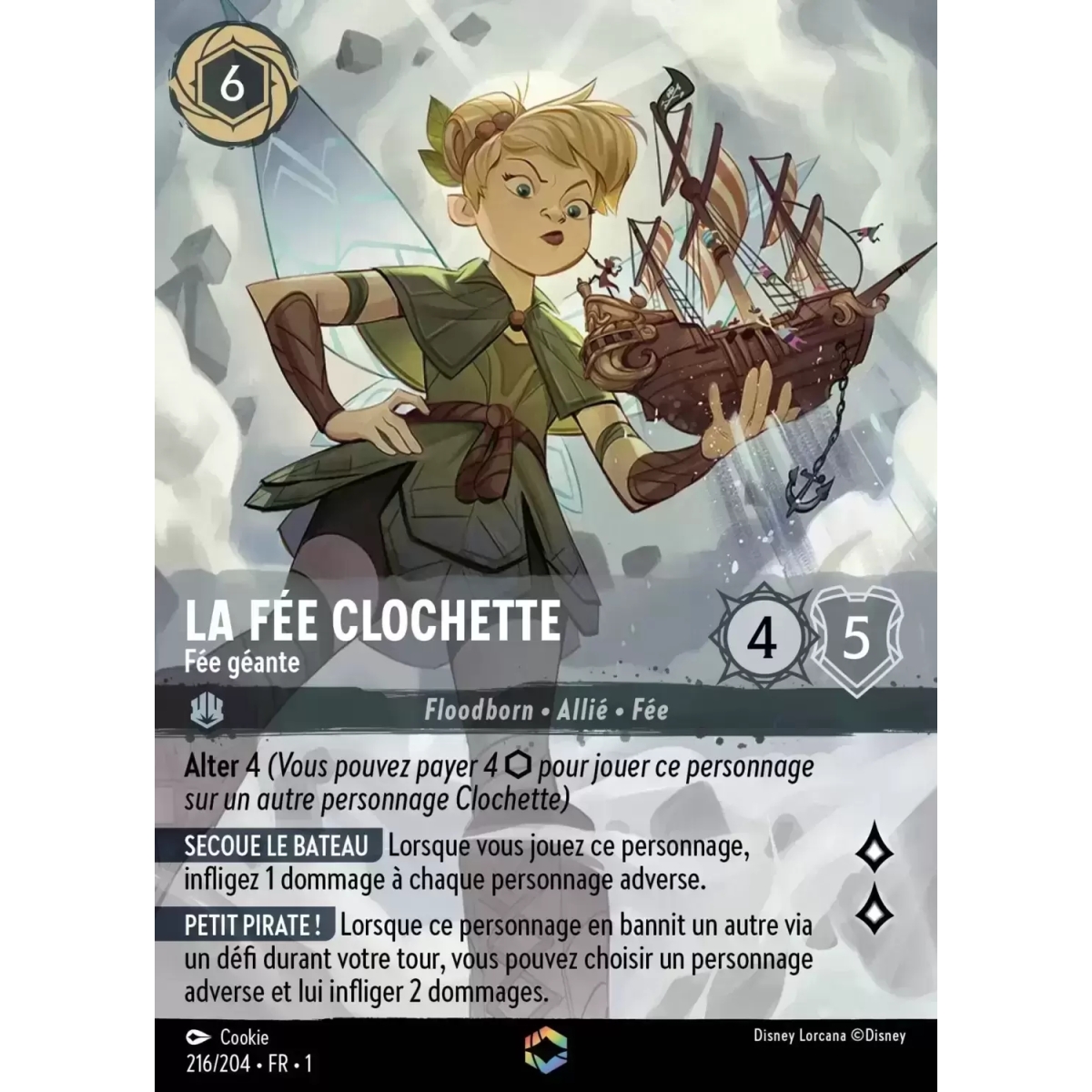 La Fée Clochette, carte Enchantée de Lorcana