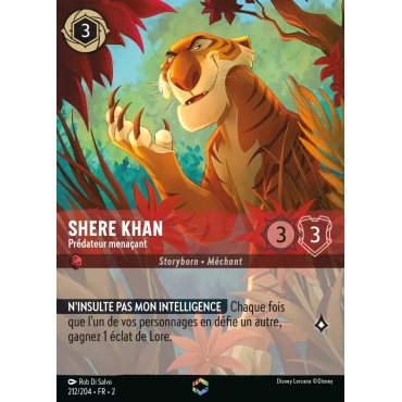 Shere Khan, carte Enchantée de Lorcana