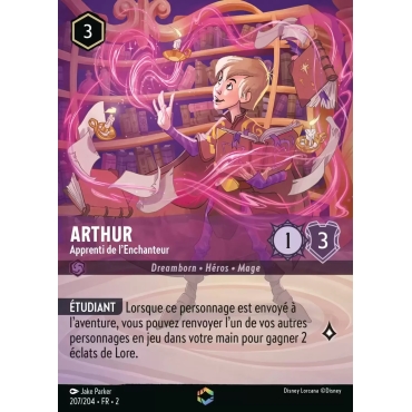 Arthur 207/204 : carte Lorcana