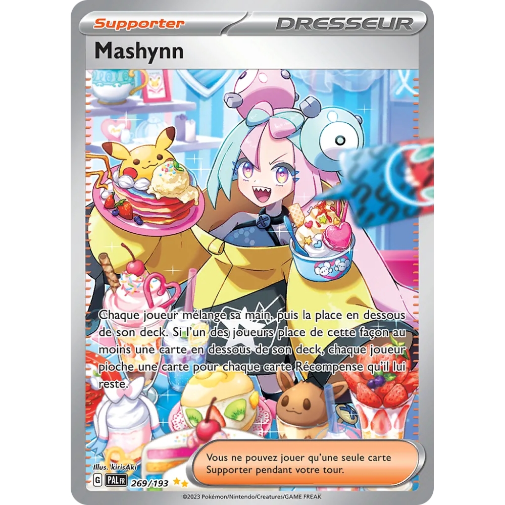 Mashynn 269/193 : Joyau Illustration spéciale rare de l'extension Pokémon Écarlate et Violet Évolutions à Paldea