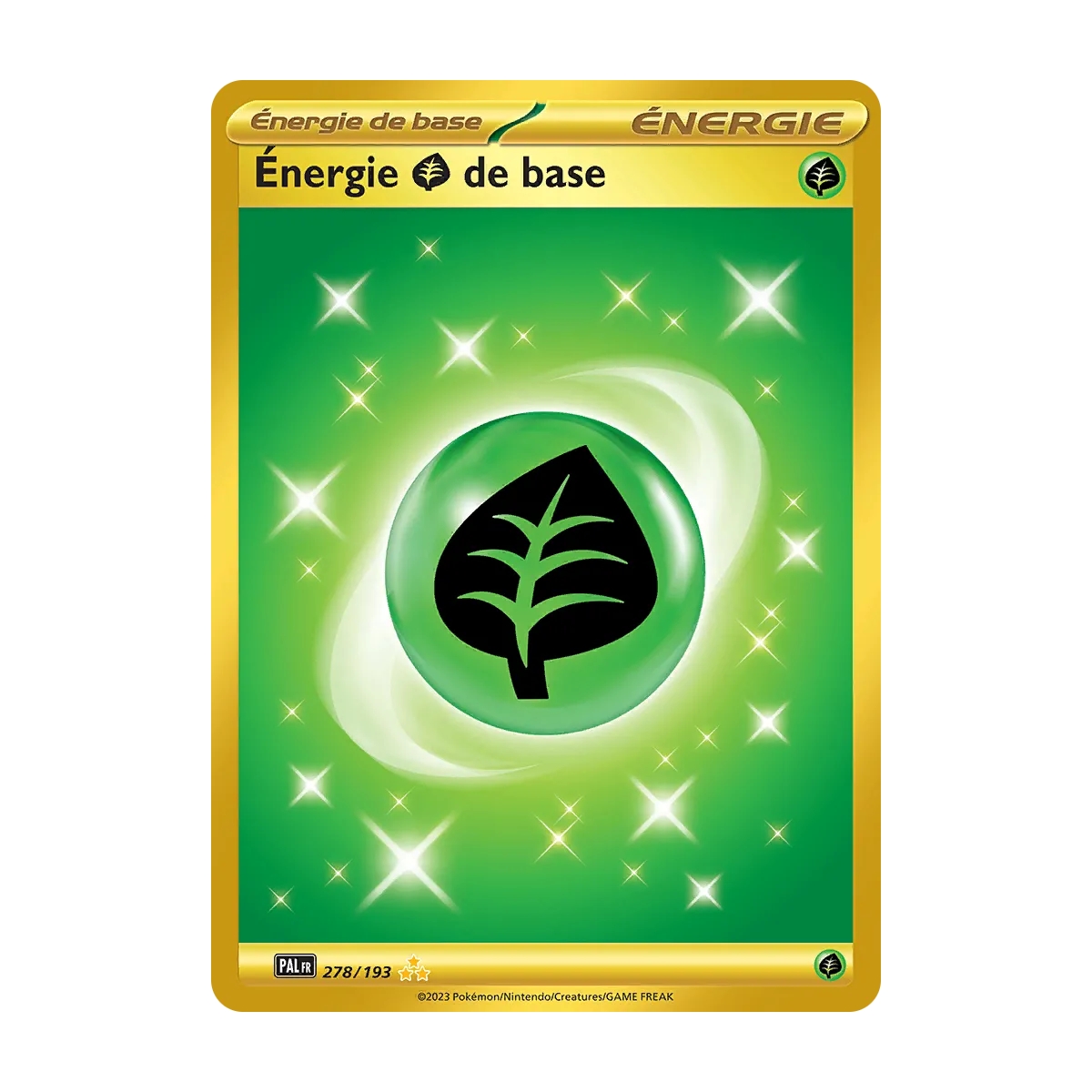 Carte Énergie  de base - Hyper rare de Pokémon Écarlate et Violet Évolutions à Paldea 278/193