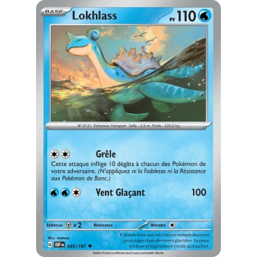 Lokhlass 045/197 Brillante Écarlate et Violet Flammes Obsidiennes