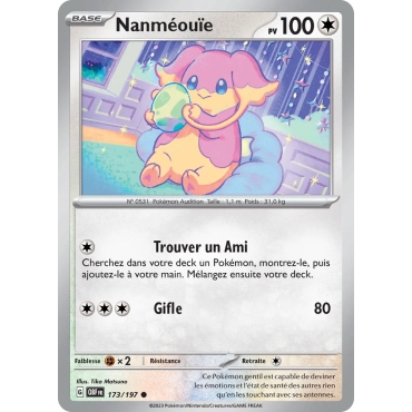 NanméouïeN°173/197  Brillante Écarlate et Violet Flammes Obsidiennes