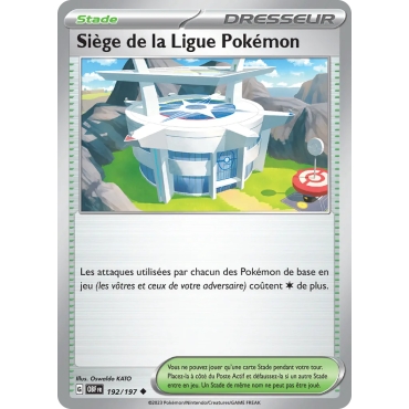 Siège de la Ligue Pokémon 192/197 : Joyau Peu commune (Brillante) de l'extension Pokémon Écarlate et Violet Flammes Obsidiennes