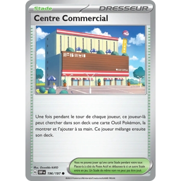 Centre Commercial N°196/197 Écarlate et Violet Flammes Obsidiennes