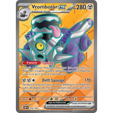 Découvrez Vrombotor, carte Ultra rare de la série Écarlate et Violet Flammes Obsidiennes