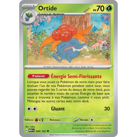 Ortide (Brillante) de Pokémon Écarlate et Violet 151 044/165