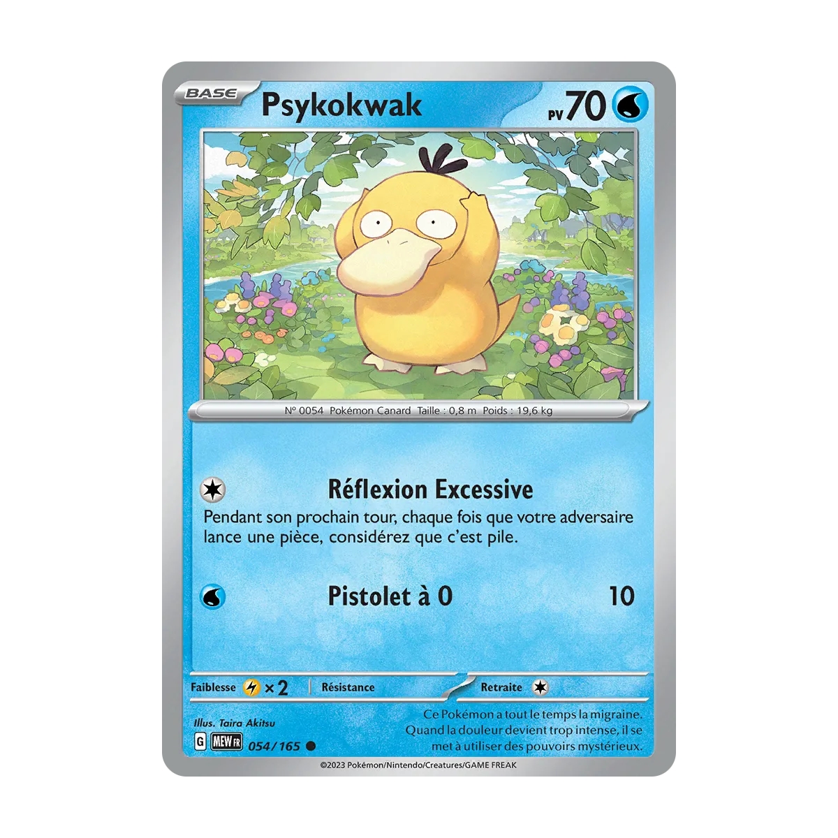 Psykokwak (Brillante) de Pokémon Écarlate et Violet 151 054/165