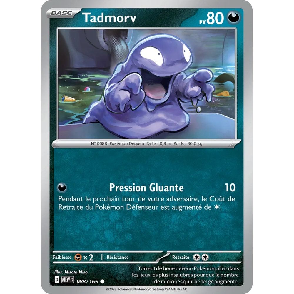 Tadmorv 088/165 : Joyau Commune (Brillante) de l'extension Pokémon Écarlate et Violet 151