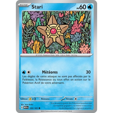 Stari  Commune (Brillante) de Pokémon Écarlate et Violet 151 120/165