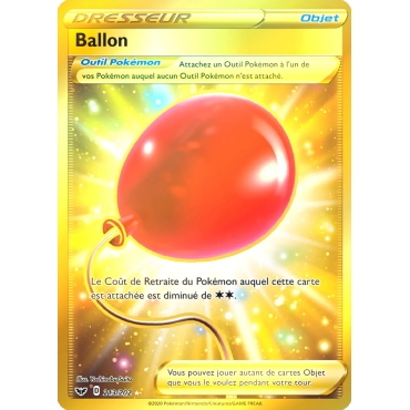 Découvrez Ballon, carte Secrète rare de la série Épée et Bouclier