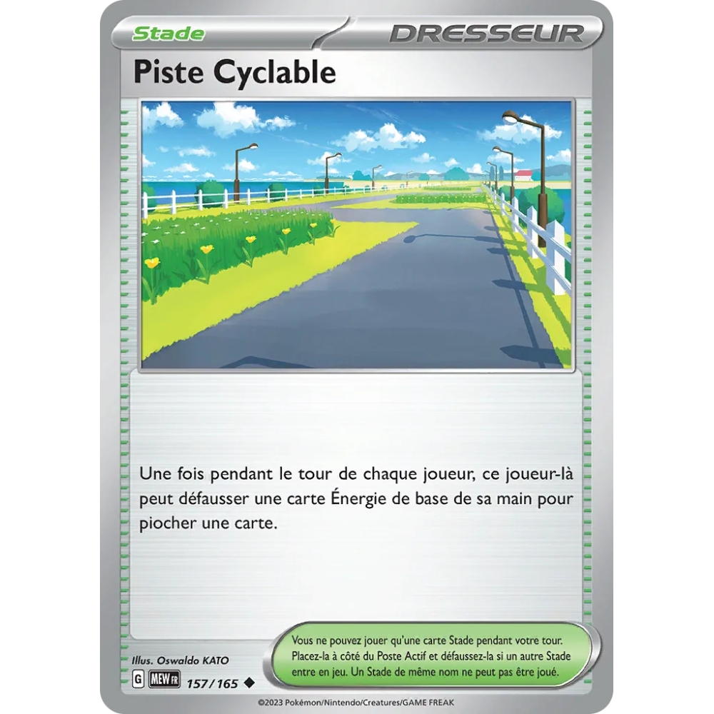 Piste Cyclable 157/165 Brillante Pokémon Écarlate et Violet 151