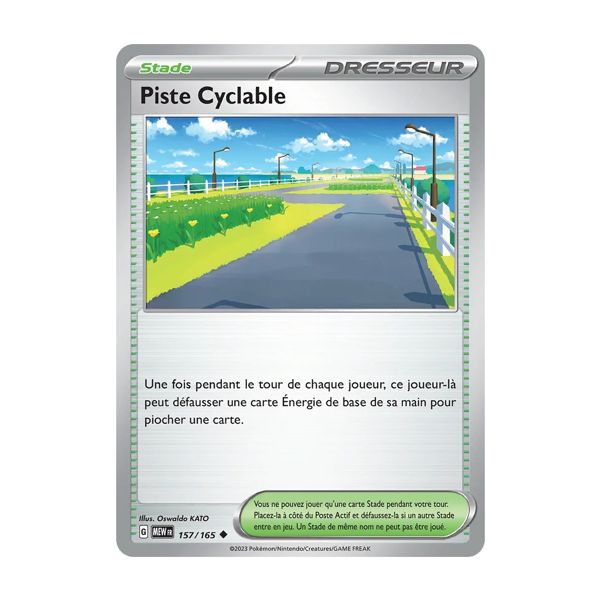 Piste Cyclable 157/165 Brillante Pokémon Écarlate et Violet 151