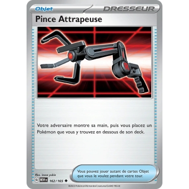 Pince Attrapeuse (Brillante) de Pokémon Écarlate et Violet 151 162/165