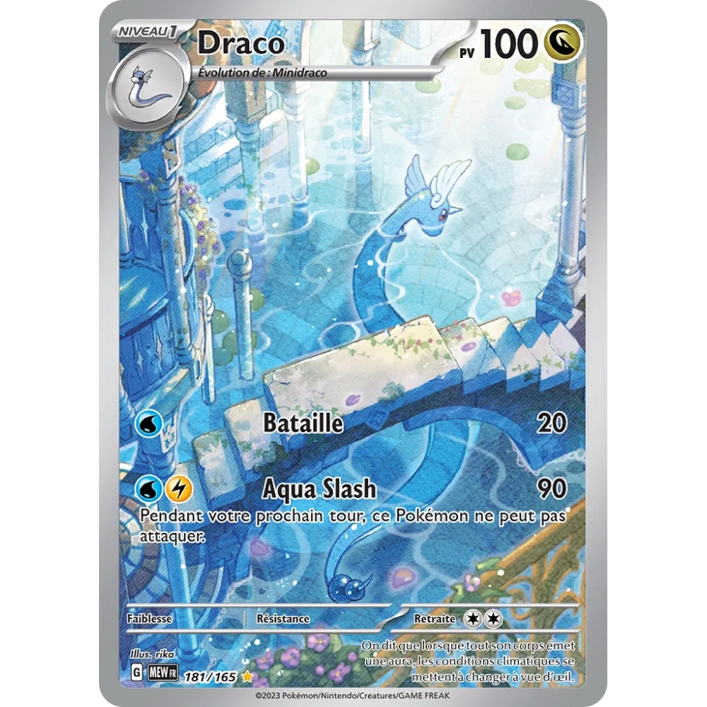 Draco 181/165 : Joyau Illustration rare de l'extension Pokémon Écarlate et Violet 151