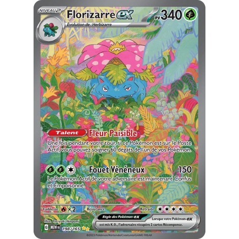 Florizarre 198/165 : Joyau Illustration spéciale rare de l'extension Pokémon Écarlate et Violet 151