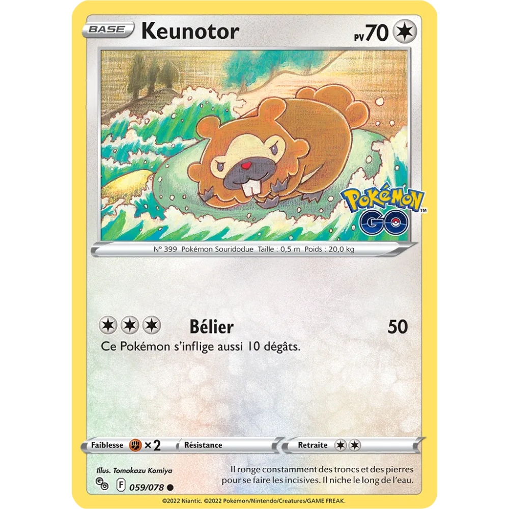 Découvrez Keunotor, carte Commune (Brillante) de la série Pokémon GO