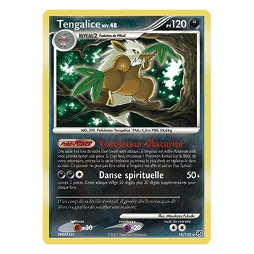 Carte Tengalice - Holographique rare de Pokémon Diamant & Perle 14/130