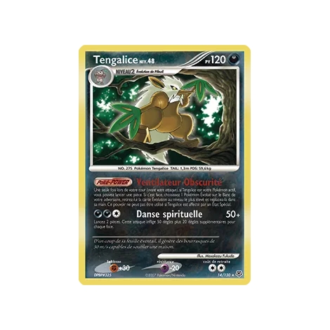 Carte Tengalice - Holographique rare de Pokémon Diamant & Perle 14/130