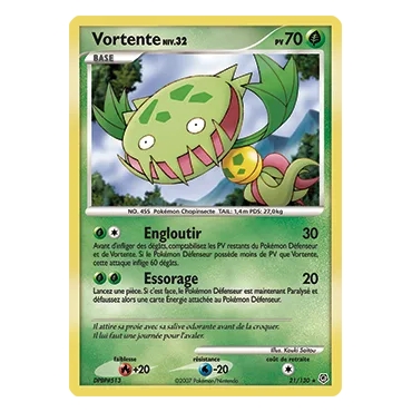 Découvrez Vortente, carte Rare (Brillante) de la série Diamant & Perle