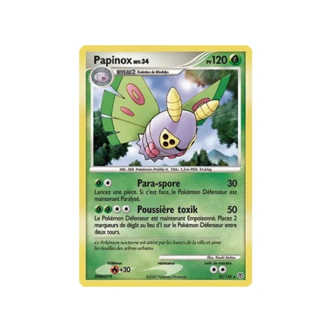 Papinox 25/130 : Joyau Rare (Brillante) de l'extension Pokémon Diamant & Perle