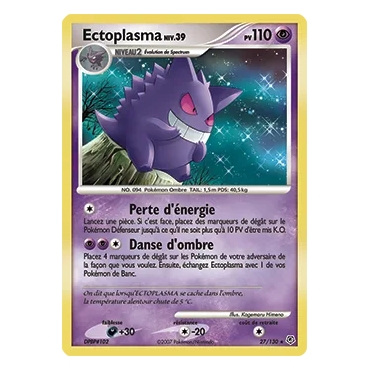 Découvrez Ectoplasma, carte Rare (Brillante) de la série Diamant & Perle