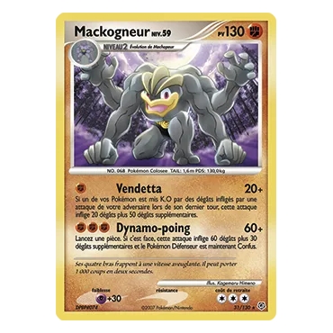 Découvrez Mackogneur, carte Rare (Brillante) de la série Diamant & Perle