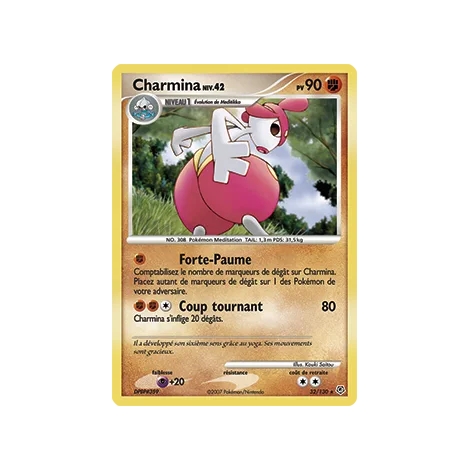 Carte Charmina - Rare (Brillante) de Pokémon Diamant & Perle 32/130