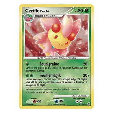 Découvrez Ceriflor, carte Peu commune (Brillante) de la série Diamant & Perle