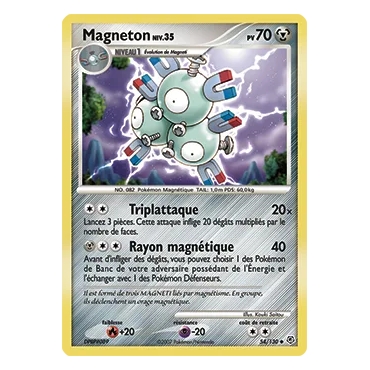 Carte Magnéton - Peu commune (Brillante) de Pokémon Diamant & Perle 54/130