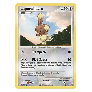 Découvrez Laporeille, carte Commune (Brillante) de la série Diamant & Perle